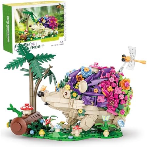 RiceBlock Hedgehog Building Sets 998 Pieces