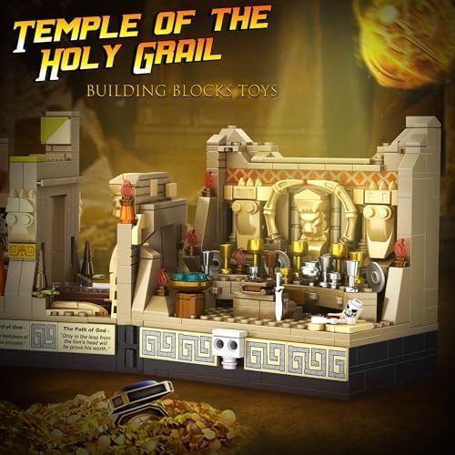 QEINIE Temple Building Set 5-in-1 Construction Toy