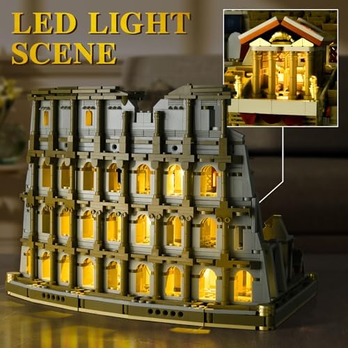 XITALAXU Architecture Roman Colosseum Building Set for Adults