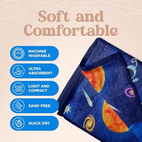 Khelo Kids Organic Cotton Bath Towel for All Ages