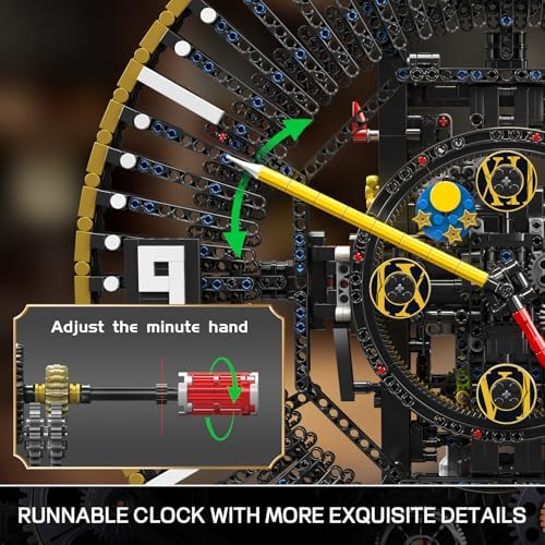 Mould King 10160 Mechanical Clock Building Set with APP Control