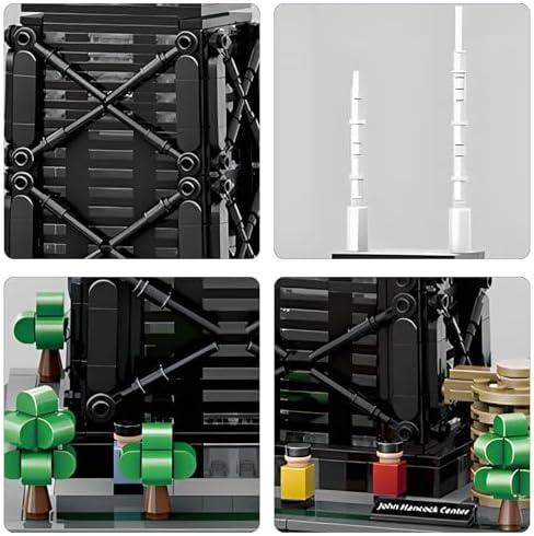 John Hancock Center Chicago Architecture Building Blocks Set 1284Pcs