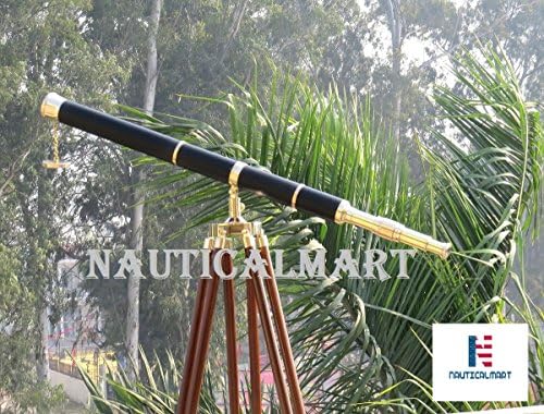 NauticalMart NM013003B Nautical Telescope with Leather Case Pack of 6